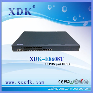 8PON port FTTH GEPON OLT compatible with Huawei,Zte ,BDCOM FTTH Onu